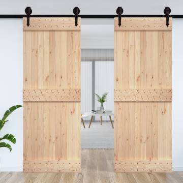 Door NARVIK 85x210 cm Solid Wood Pine