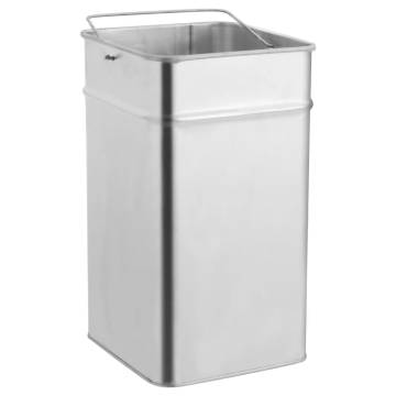 Ashtray Dustbin Hotel 36 L Steel Black