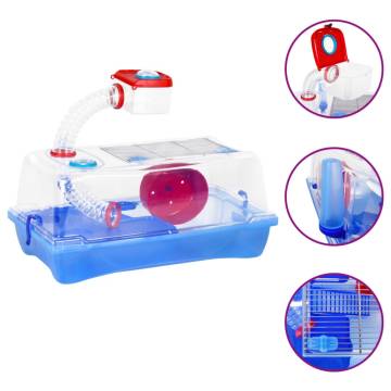 Hamster Cage Blue 57x33x26 cm Polypropylene