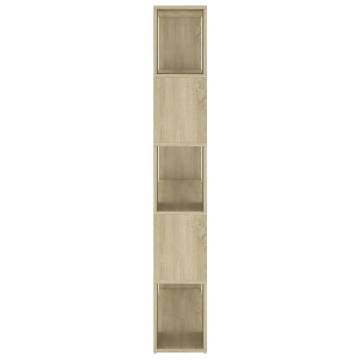 Book Cabinet Room Divider Sonoma Oak 100x24x155 cm Engineered Wood