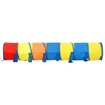 Children Play Tunnel with 250 Balls Multicolour 245 cm Polyester