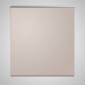 Roller Blind Blackout 160 x 175 cm Beige