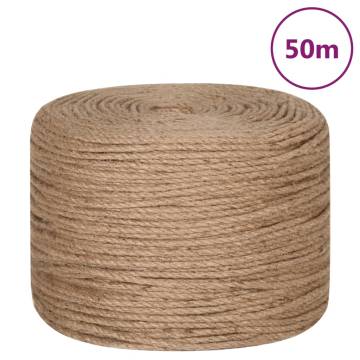 Jute Rope 50 m Long 6 mm Thick