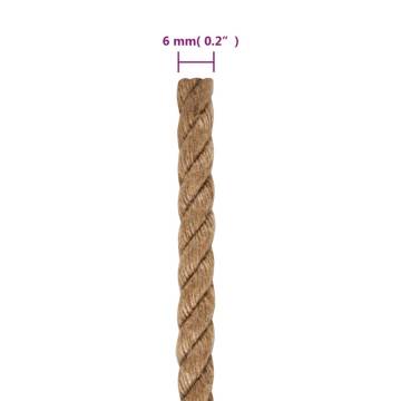 Jute Rope 50 m Long 6 mm Thick