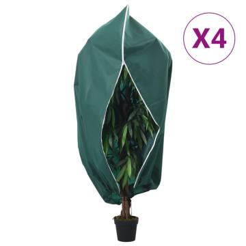 Plant Fleece Covers with Zip 4 pcs 70 g/m² 2.36x2 m