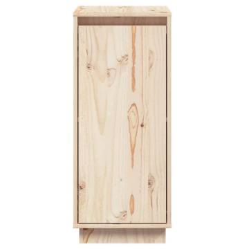 Sideboards 2 pcs 31.5x34x75 cm Solid Wood Pine