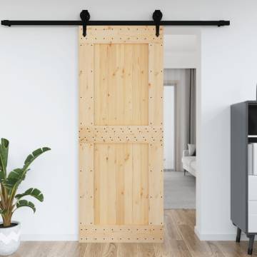 Door NARVIK 90x210 cm Solid Wood Pine