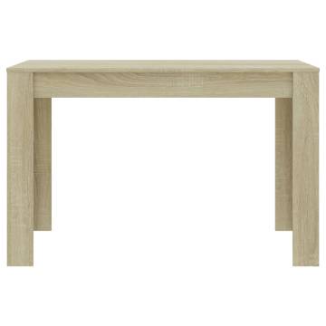 Dining Table Sonoma Oak 120x60x76 cm Engineered Wood