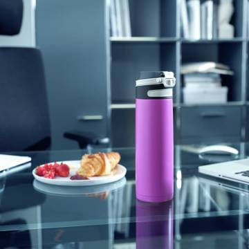 Leifheit Thermos Bottle Flip 600 ml Purple