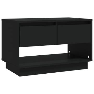 TV Cabinet Black 70x41x44 cm Engineered Wood