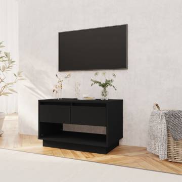 TV Cabinet Black 70x41x44 cm Engineered Wood