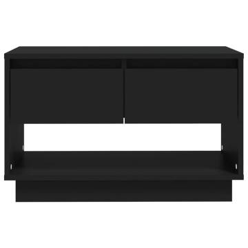 TV Cabinet Black 70x41x44 cm Engineered Wood