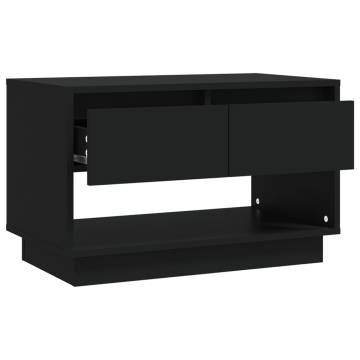 TV Cabinet Black 70x41x44 cm Engineered Wood