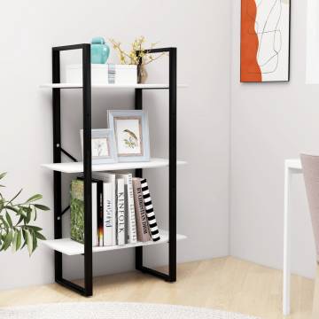 Storage Shelf White 60x30x105 cm Engineered Wood