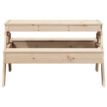 Picnic Table for Kids 88x97x52 cm Solid Wood Pine