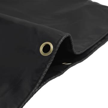 Tarpaulin Black 2.5x4.5 m 650 g/m²