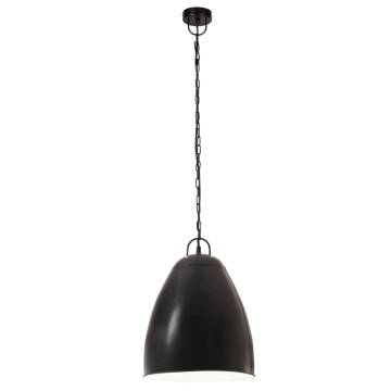 Industrial Hanging Lamp 25 W Black Round 32 cm E27