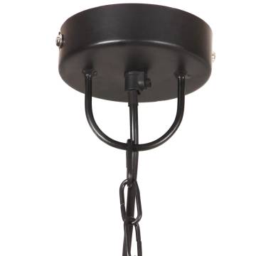 Industrial Hanging Lamp 25 W Black Round 32 cm E27