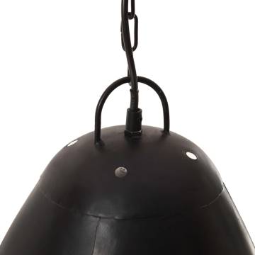 Industrial Hanging Lamp 25 W Black Round 32 cm E27