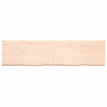 Bathroom Countertop 160x40x(2-6) cm Untreated Solid Wood