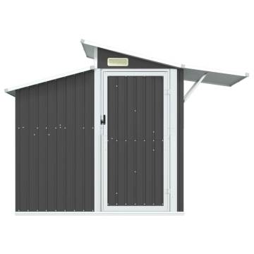 Garden Shed Anthracite 270x130x208.5 cm Galvanised Steel