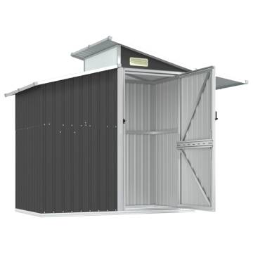 Garden Shed Anthracite 270x130x208.5 cm Galvanised Steel