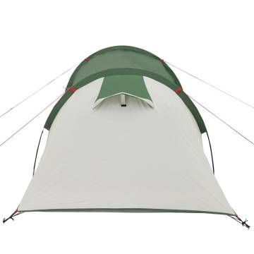 Camping Tent 4-Person Green Blackout Fabric Waterproof