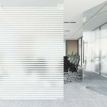 Window Films 2 pcs Frosted Blinds Pattern PVC