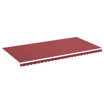 Replacement Fabric for Awning Burgundy Red 6x3 m