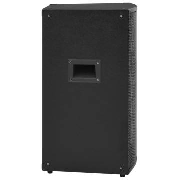 Professional Passive Hifi Stage Speaker 1000 W Black 37x37x64cm