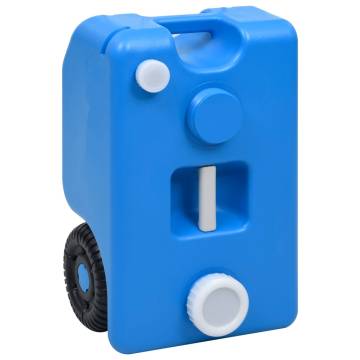 Wheeled Water Tank for Camping 25 L Blue