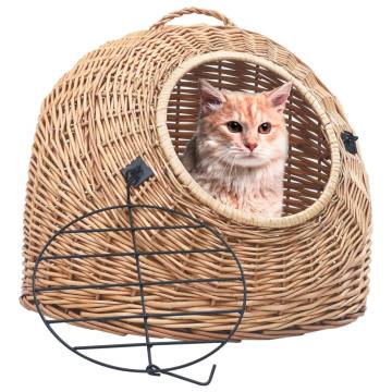 Cat Transporter 45x35x35 cm Natural Willow