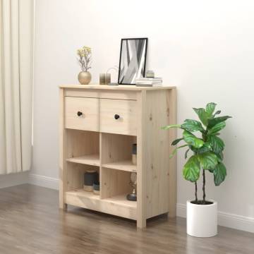 Sideboard 70x35x80 cm Solid Wood Pine