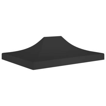 Party Tent Roof 4x3 m Black 270 g/m²