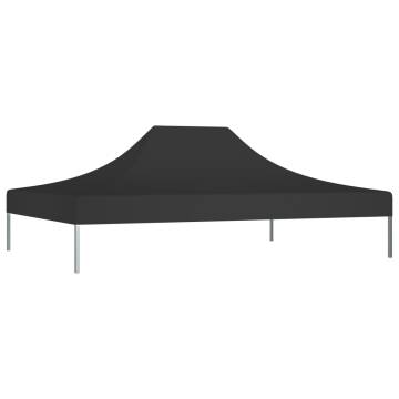 Party Tent Roof 4x3 m Black 270 g/m²