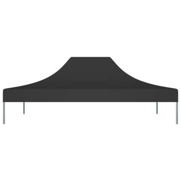 Party Tent Roof 4x3 m Black 270 g/m²