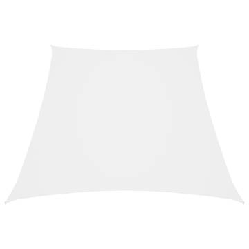 Sunshade Sail Oxford Fabric Trapezium 3/4x3 m White