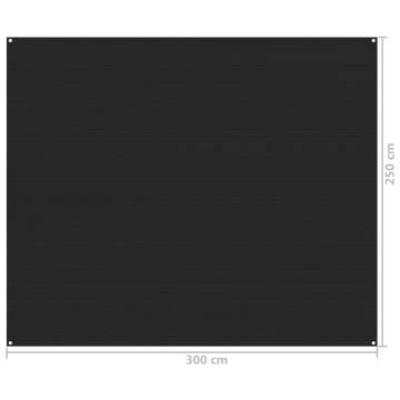 Tent Carpet 250x300 cm Black