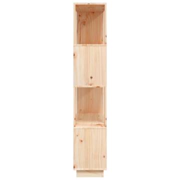 Book Cabinet/Room Divider 80x25x132 cm Solid Wood Pine