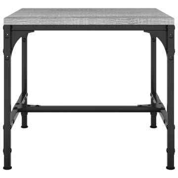 Coffee Table Grey Sonoma 50x50x35 cm Engineered Wood