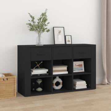 Sideboard Black 100x30x59.5 cm Engineered Wood