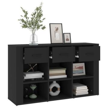 Sideboard Black 100x30x59.5 cm Engineered Wood