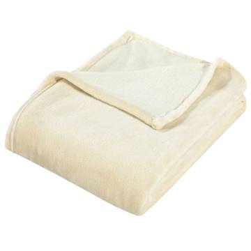 Blanket Cream 130x170 cm Polyester