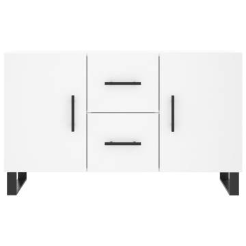 Sideboard White 100x36x60 cm Engineered Wood