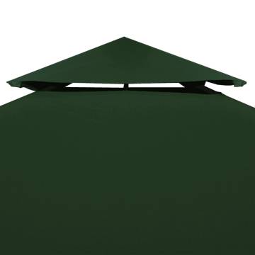 Gazebo Cover Canopy Replacement 310 g / m² Green 3 x 4 m