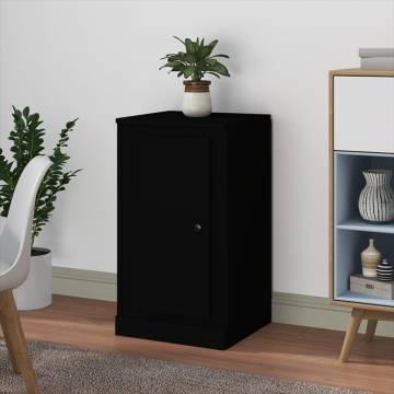 Sideboard Black 37.5x35.5x67.5 cm Engineered Wood