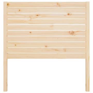 Bed Headboard 96x4x100 cm Solid Wood Pine