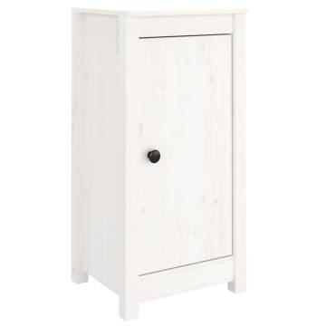 Sideboards 2 pcs White 40x35x80 cm Solid Wood Pine