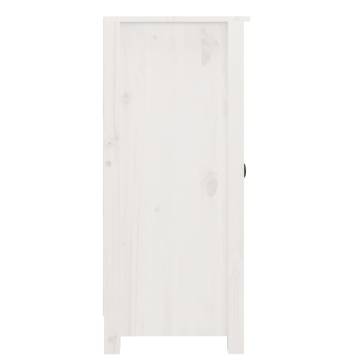 Sideboards 2 pcs White 40x35x80 cm Solid Wood Pine