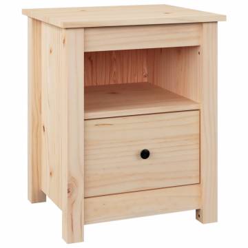 Bedside Cabinets 2 pcs 40x35x49 cm Solid Wood Pine